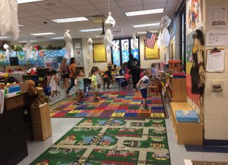 Little Eagles Preschool in session