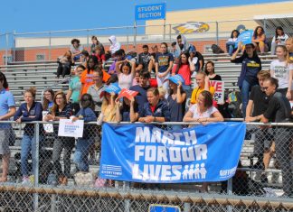 NHS students walkout in support of gun reform