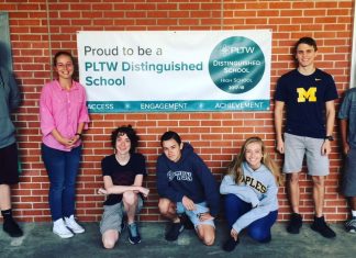 NHS engineering recognized as both PLTW and NAF distinguished academy