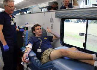 Prick-or-Treat: NHS students donate blood on Halloween