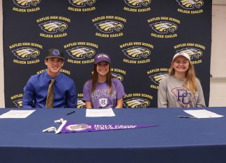 NHS has three student-athletes sign Letters of Intent during early signing period