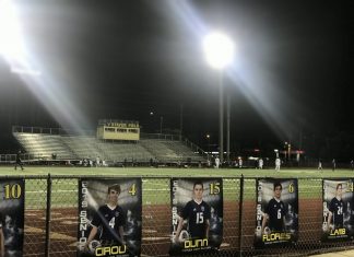 Varsity soccer team honors seniors