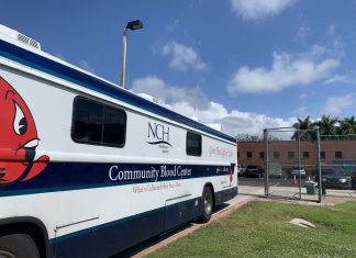 NHS students participate in local blood drive