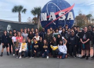 Engineering students participate in Kennedy Space Center field trip