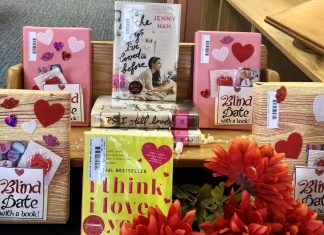 Check out the Media Center’s blind date books this Valentine’s season