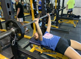 Volleyball team training for the upcoming year