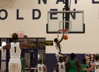 Naples boys basketball takes down Green Wave 73-50