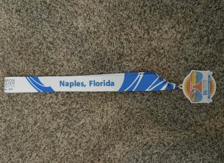 Barron Collier Companies holding Naples Half Marathon