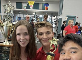 NHS entrepreneurship team wins first place at district competition