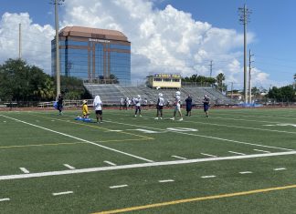 Spring football season at NHS