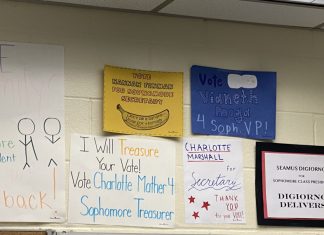 Newly elected sophomore SGA representatives plan for next school year