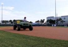 NHS baseball and softball field grass replaced with turf this summer